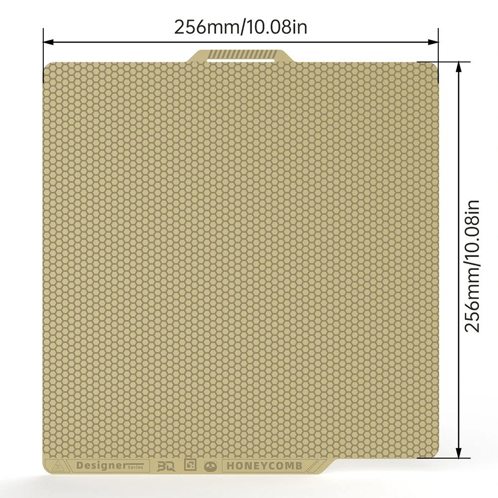 

BIQU Panda Build Plate CryoGrip Coating No Clog 256x256mm Spring Steel Double-sided Textured for BambuLab P1 X1 3D Printer