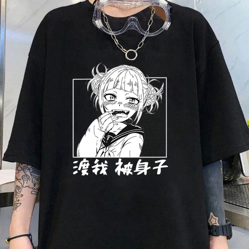 

Anime Himiko Toga Printed T-Shirts For Women Summer Tee Shirt Femme Casual Short Sleeve Round Neck Tops T-Shirts