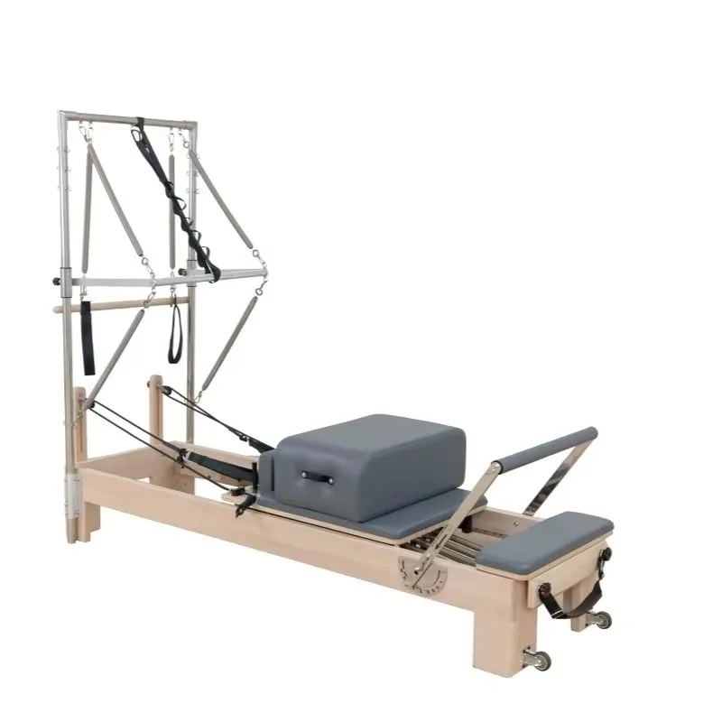 

YTYIN Factory Supply Limbs Strength Exercise Wooden Pilates Reformer Pilates Tower Half Reformer