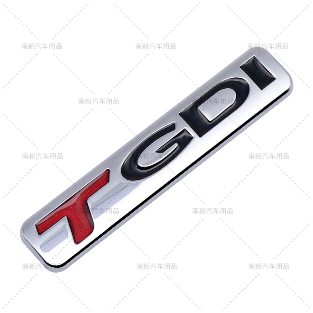 TGDI GDI Alphabet Car Emblem Fit Hyundai Kia Rear Trunk Side Body Modified Exterior Decor Sticker Auto Styling Accessories