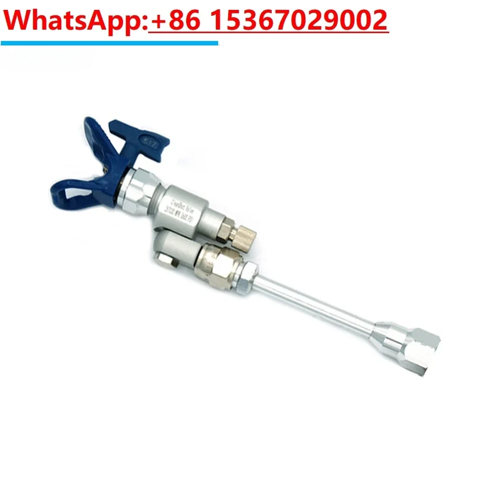 Tpaitlss CleanShot ShutOff Valve Swivel Joint 287030 and Paint Gun Pole Extensions with 517 Tip for Titan Wagner airless machine