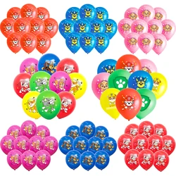 Ensemble de ballons en latex Paw Patrol, fournitures de fête, décorations de fête d'anniversaire pour garçon et fille, jouets classiques pour enfants, fête préChristophe, 10 pièces