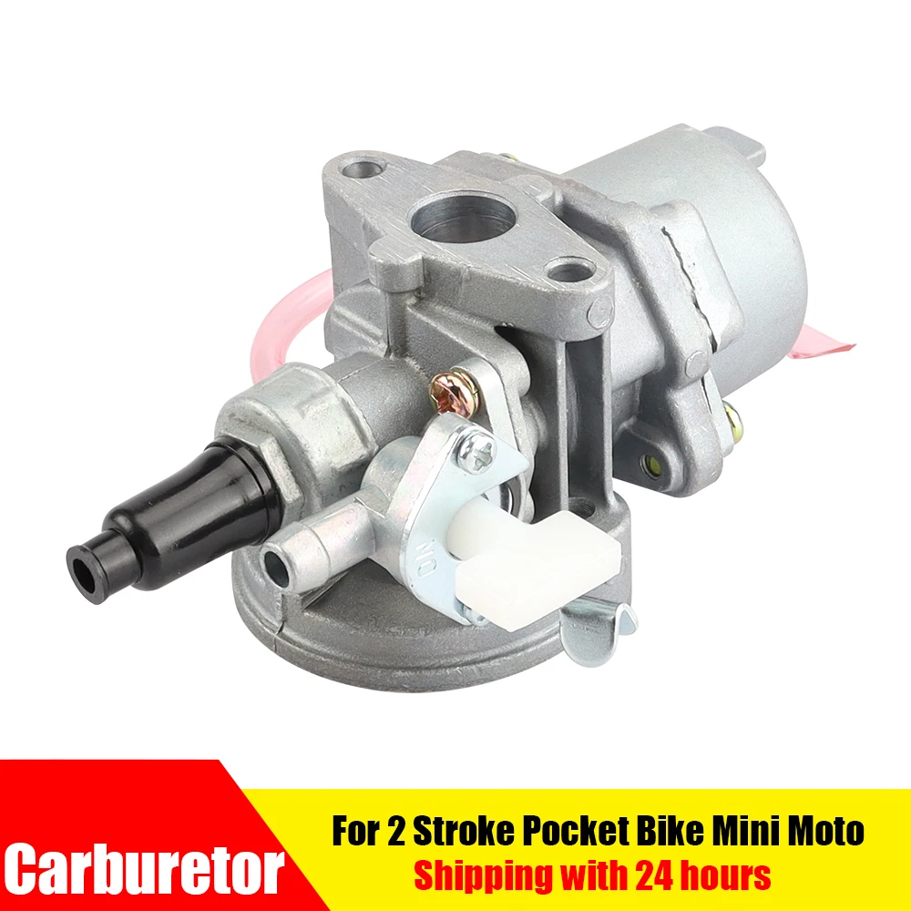 Motorcycle Carburetor 2 Stroke Pocket Bike 47cc 49cc Carb for Mini Moto Quad ATV Dirt Bike Go Kart Buggy