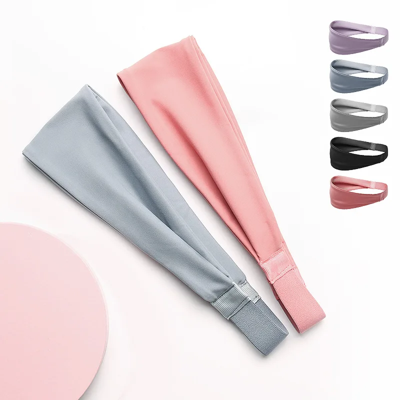 Sport Yoga Fitness Stirnband Frauen Männer Stretch Schweißband Haarband Elastizität Handtuch Stirnband Kopfbedeckung Absorbieren Schweiß Kopf Band – Detail 3