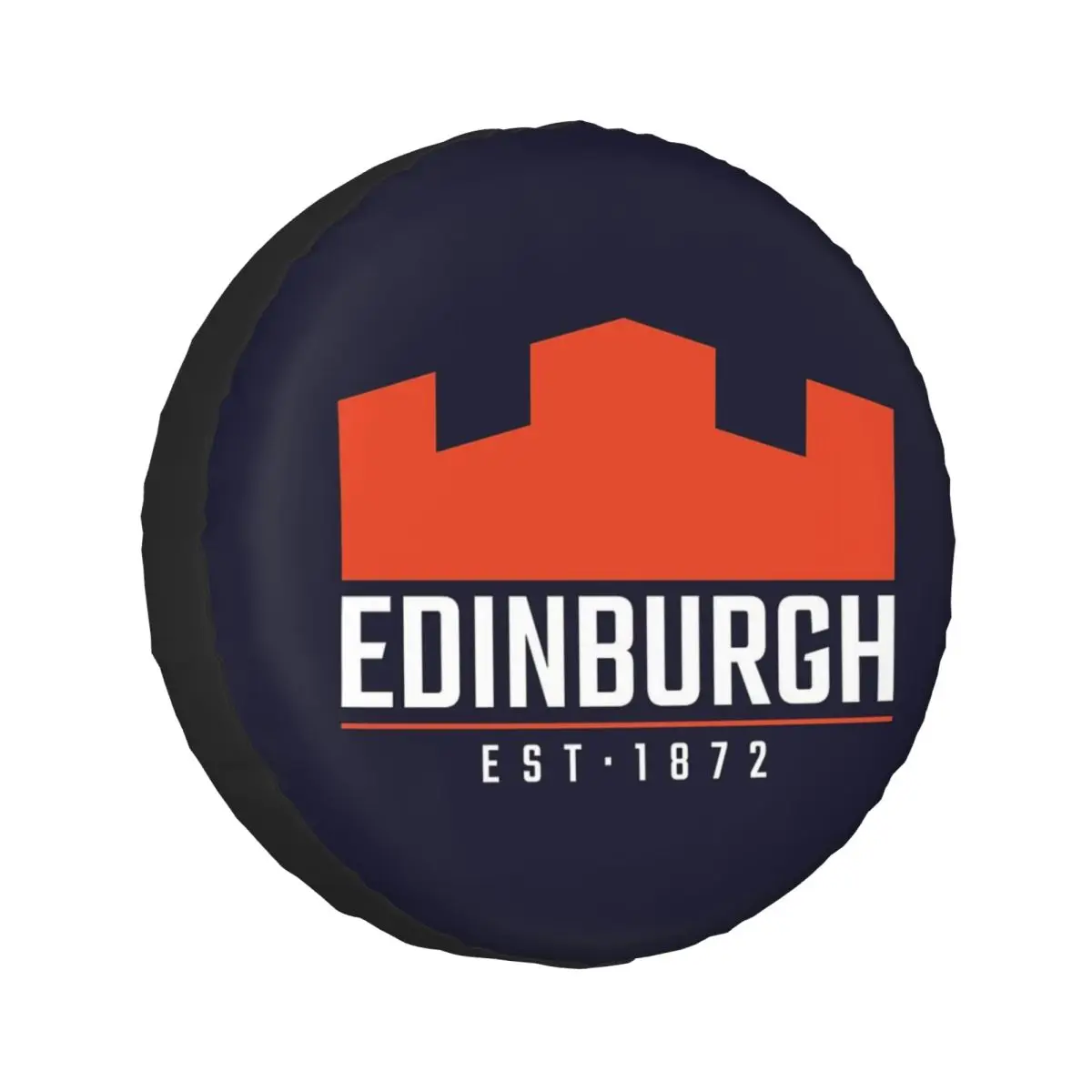 

Custom The Edinburgh Rugby Logo Spare Tire Cover for Car Mitsubishi 4x4 Wheel Protector Covers 14" 15" 16" 17" Inch