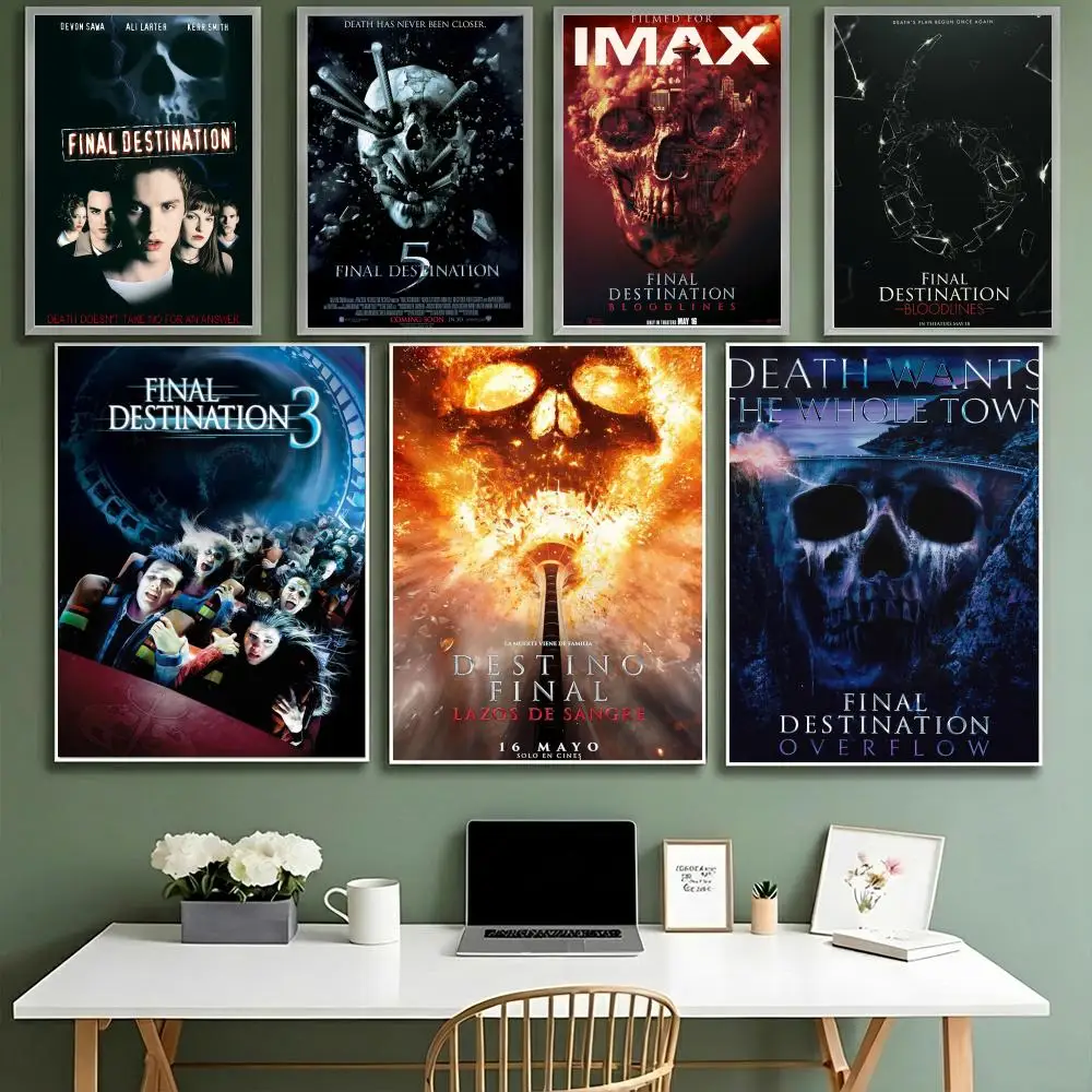F-The Final Destination MOVIE Poster HD Wasserdicht Hochfeste selbstklebende Wanddekoration Universal