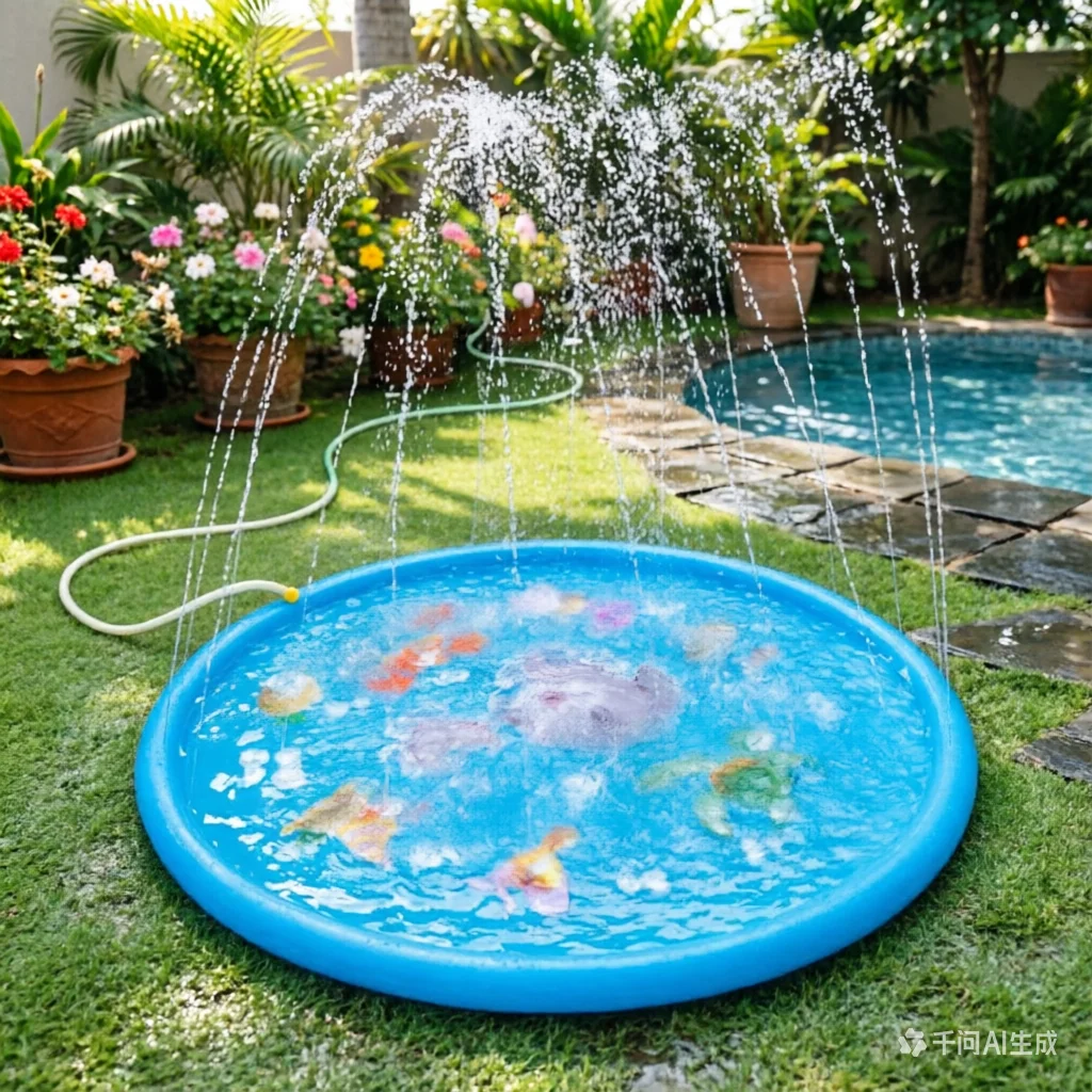 Большой круглый надувной коври – обзор и цена Kids Outdoor Mat