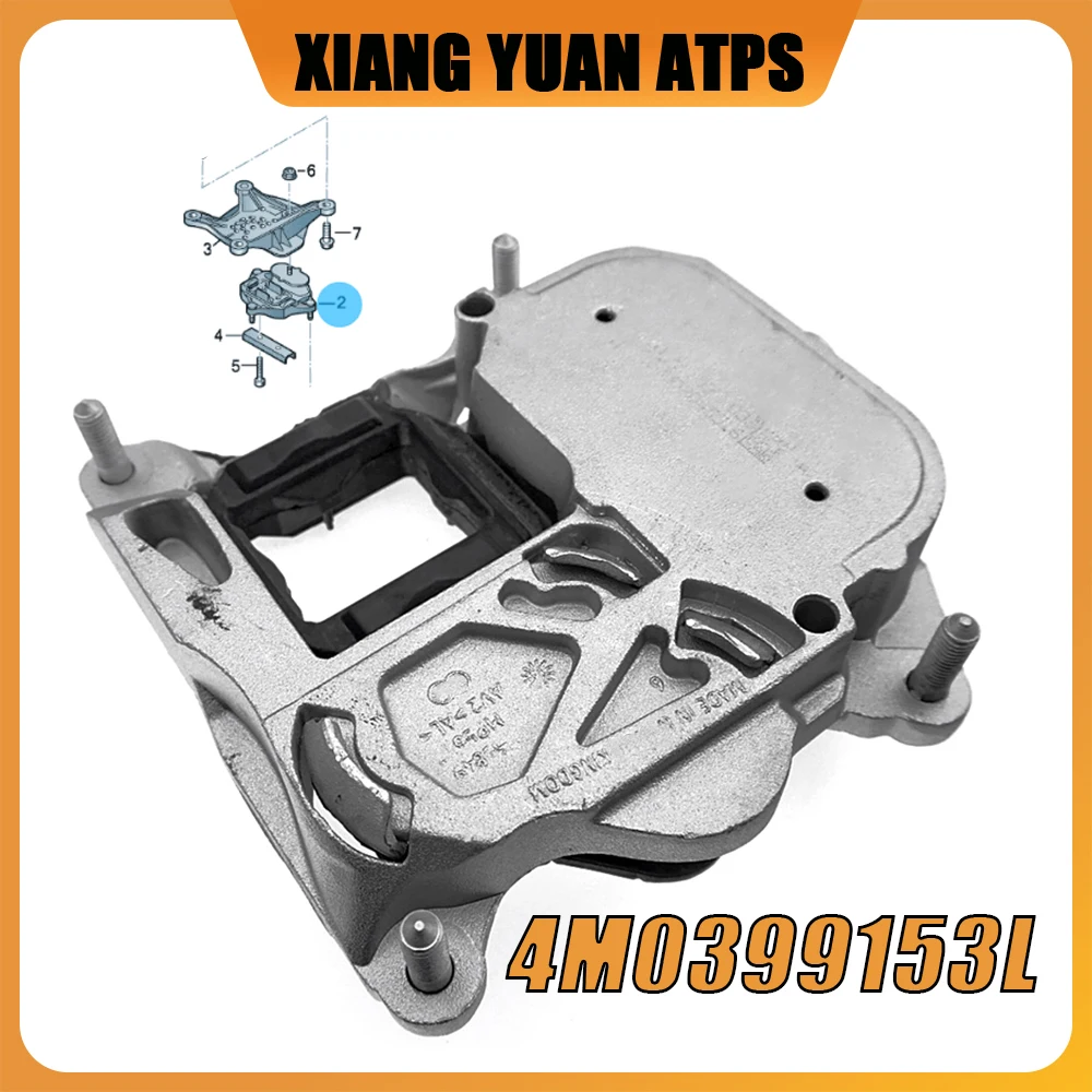 

4M0399153L Transmission Gearbox Bracket Suitable 2.8 3.0 TDI V6 V8 Quattro for Audi A6 Avant A6q A7 S7 Q7 A8 Touare 4M0399153AE