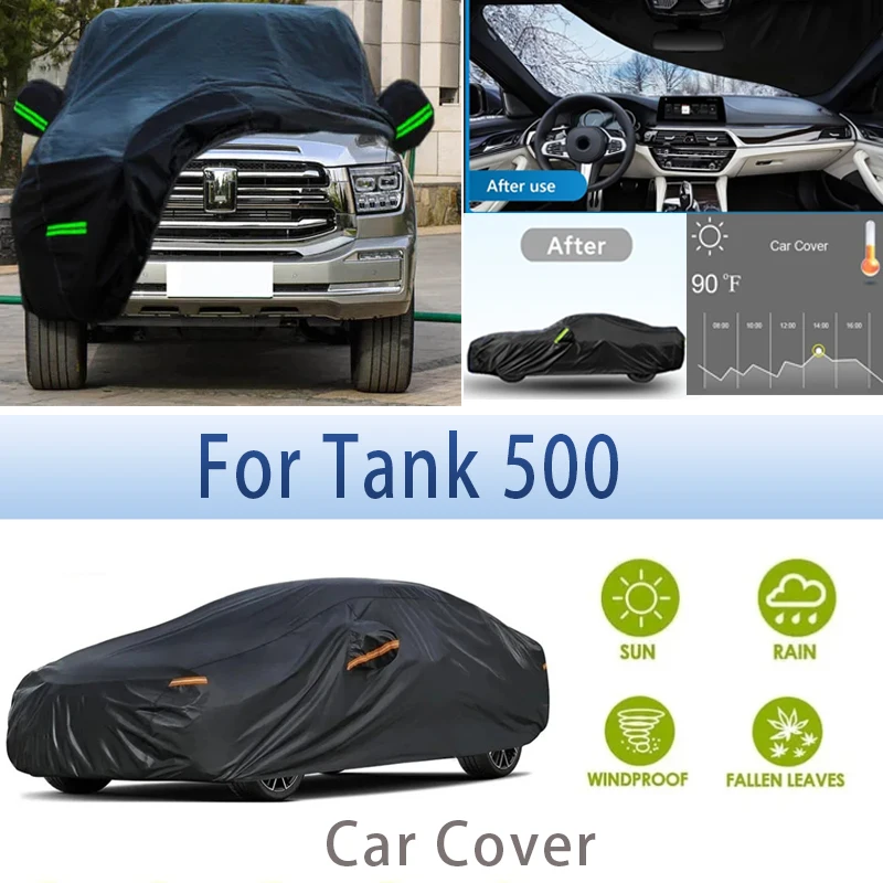 

For Tank 500 Outdoor Protection Full Car Covers Snow Cover Sunshade Waterproof Dustproof Exterior Car accessories