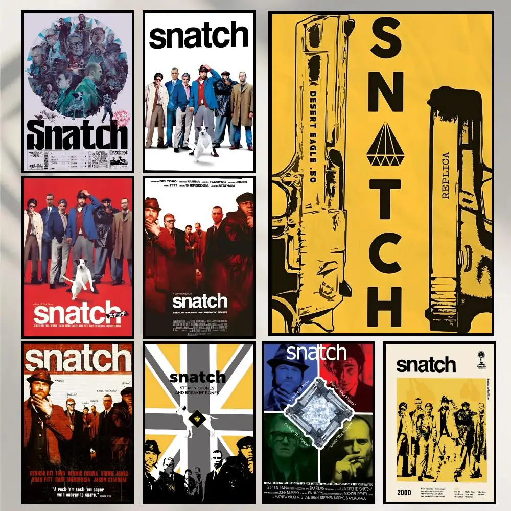 S-Snatch Poster Wall Art Print Art Suitable For Living Room Bedroom Bar Parlor Home Decoration Gift