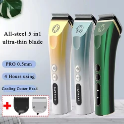 Madeshow 982F 986F Professional Hair Clippers Hair Trimmer Men's Adjustable Cordless Hair cutting Machine Barbers Beard Trimmer