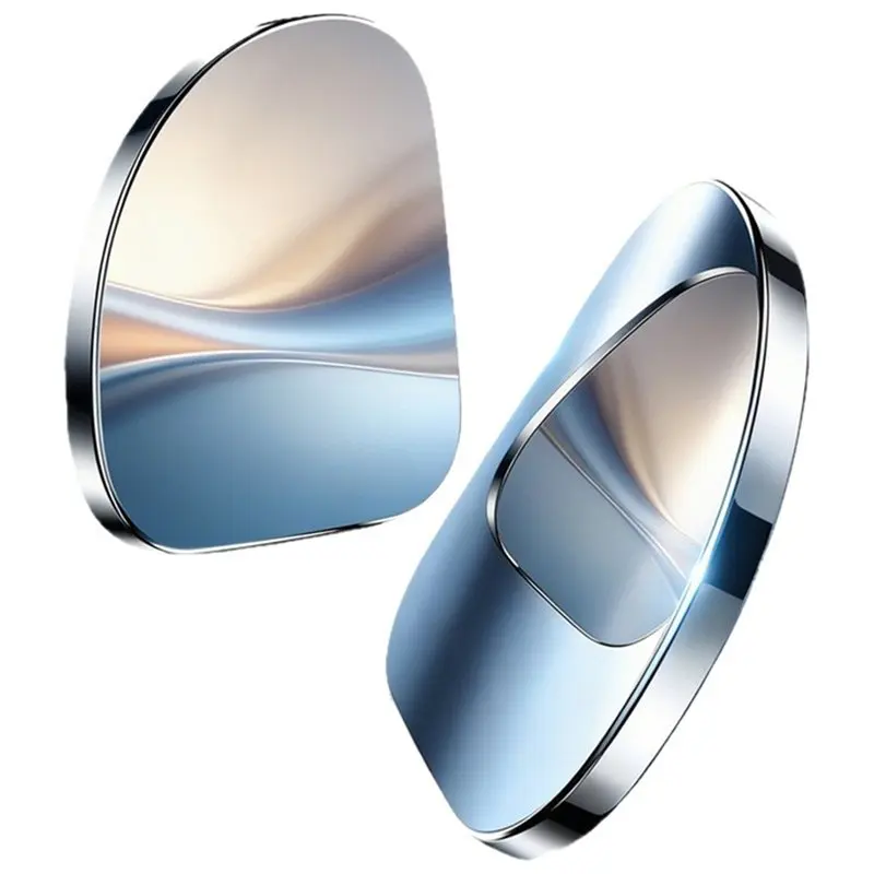For All Type Vehicle Compatible 2 Pack Car Blind Spot Mirror Wide Angle View And Safe Design-ABQA