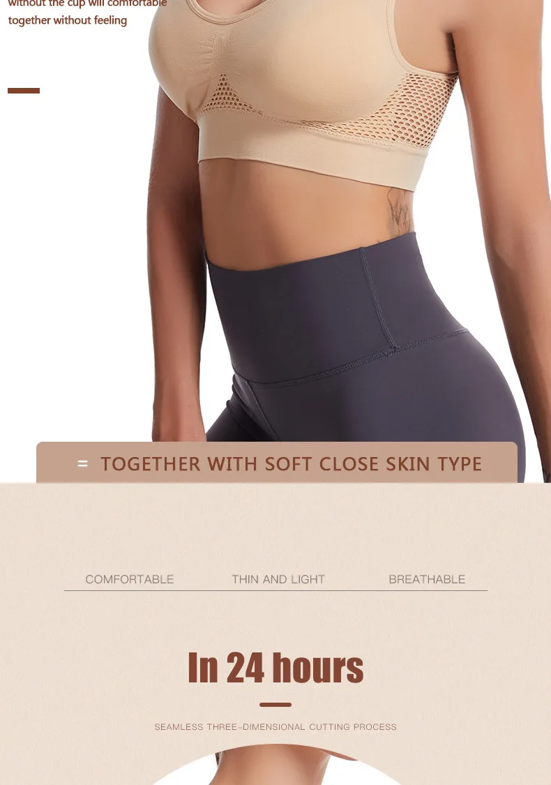 Stoßfester Sport-Yoga-BH für Frauen mit herausnehmbaren Brustpolstern, S-7XL, sexy elastischer Rücken, Baumwoll-Schlaf-BH, bequemes Schlafoberteil. – Detail 2