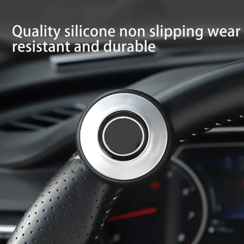 Universal Car Turning Steering Wheel Booster Spinner Knob 360 Degree Rotation Metal Bearing Ball Shaped Helper Hand Control