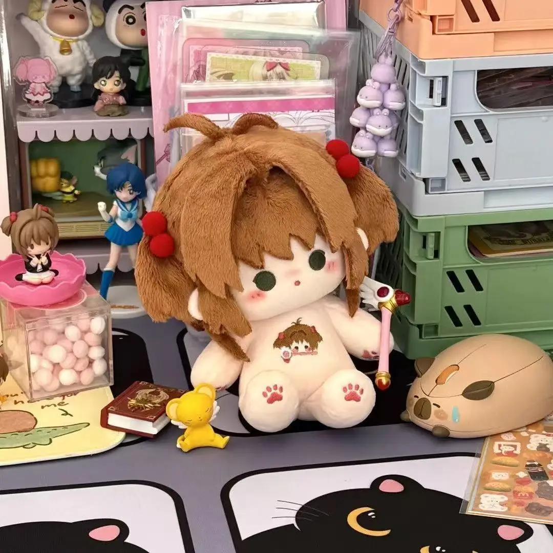 20cm Anime Puella Magi Madoka Magica Niedliche Anziehpuppen Cartoon Plüschpuppen Spielzeug für Kinder Fans Erwachsene Baumwoll-Geschenk – Detail 1