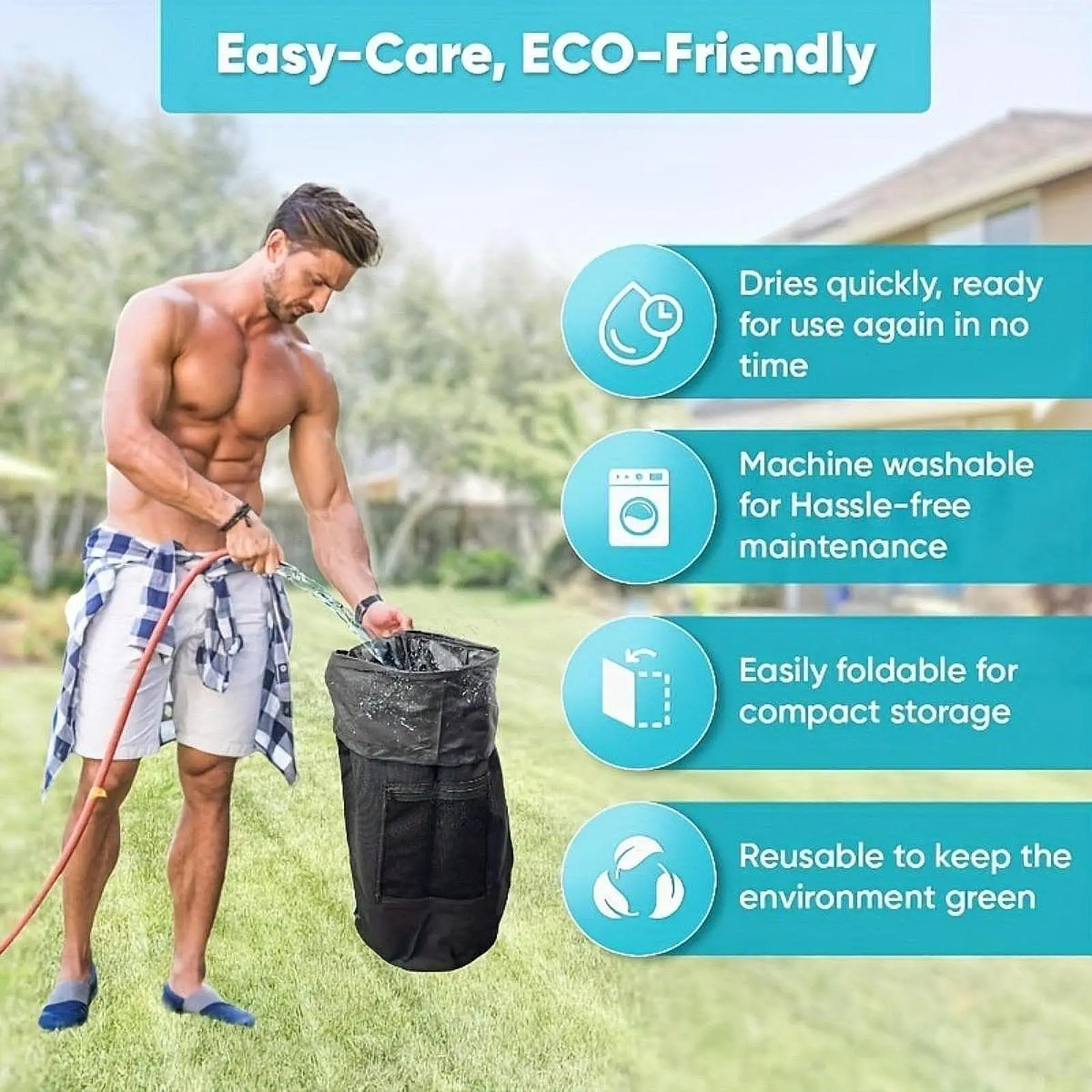 Портативный мешок для мусора для морских лодок, износостойкий, легко устанавливаемый, многофункциональный, легкий для песочной штанги, ведро для рыбалки на каяке