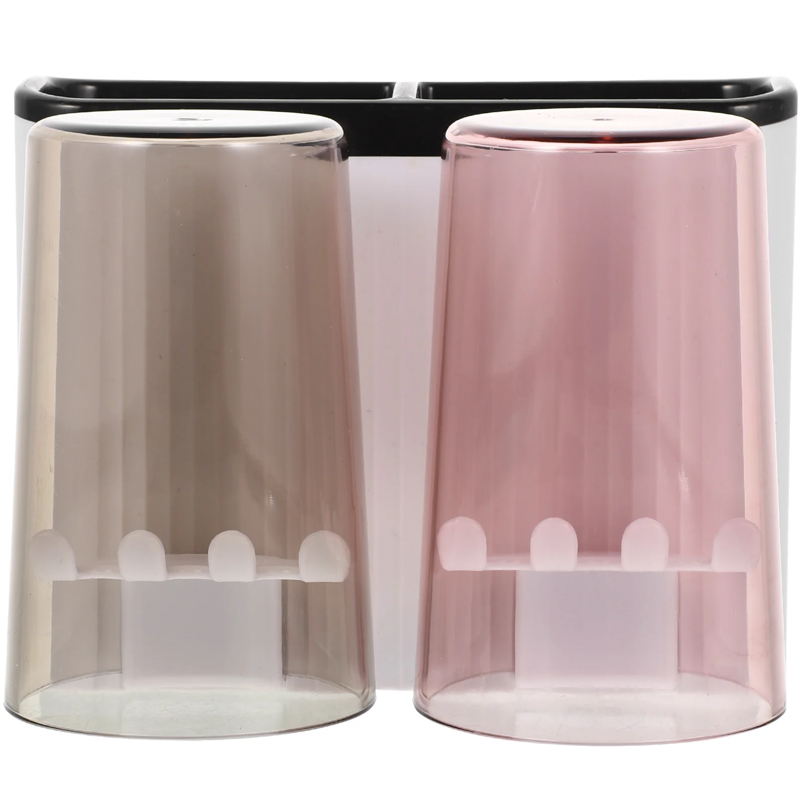 

Bathroom Rack Set Toothbrush Holder Cup ganizer ABS PC Material Wall Mount Storage Solution Plastic Shelf Accessories