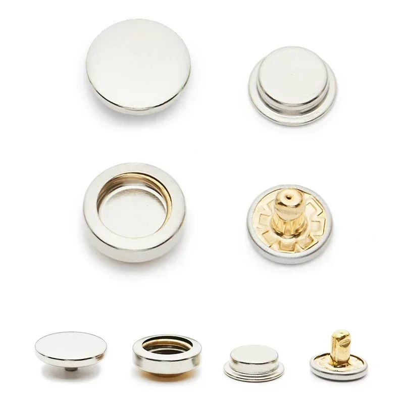 

20 Sets Brass Snaps Fasteners Installation Mold Sewing Snaps Tools Coat Metal Snaps Jacket Buttons Wallet Buckle Metal Rivets