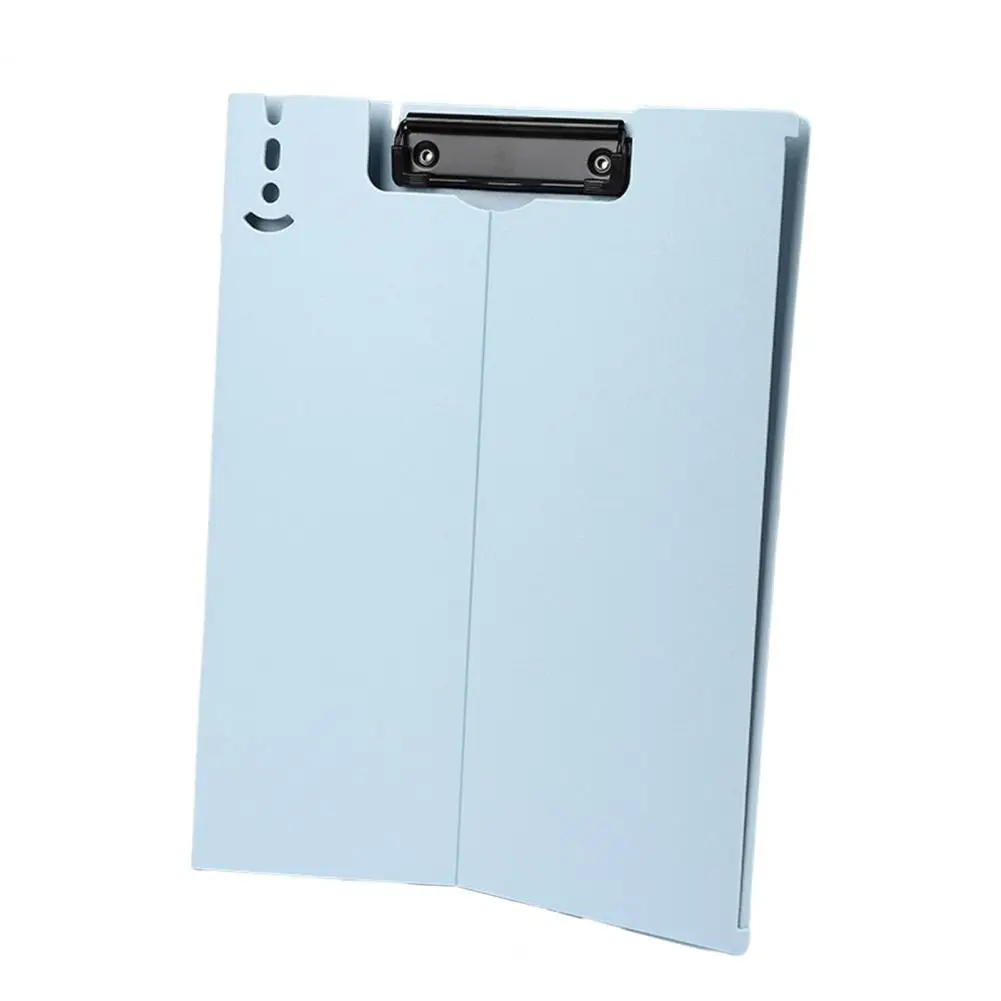 Stain-proof File Folder Waterproof A4 Clipboard Clip Folder with Vertical Plate Clamp for File Management Hard Board for Office