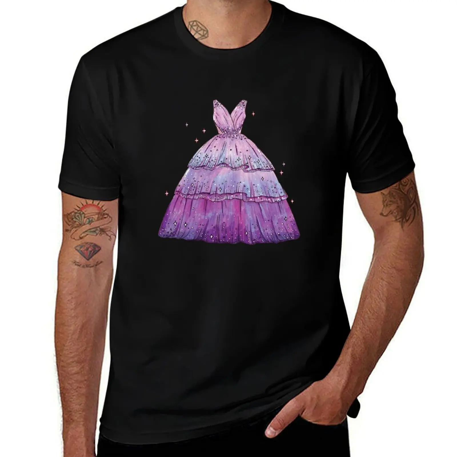 

Enchanted Dress T-Shirt tees Man t-shirt graphic t shirt vintage aesthetic clothes cotton t shirt men