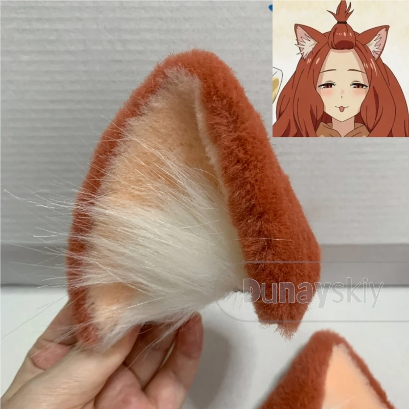 Yani Neko Aru Neko アルねこ​​ Wigs Handmade Cosplay Set Sakai Aruko Hair clip Faux fur plush material Furry Cat Ears Wig Halloween view 4