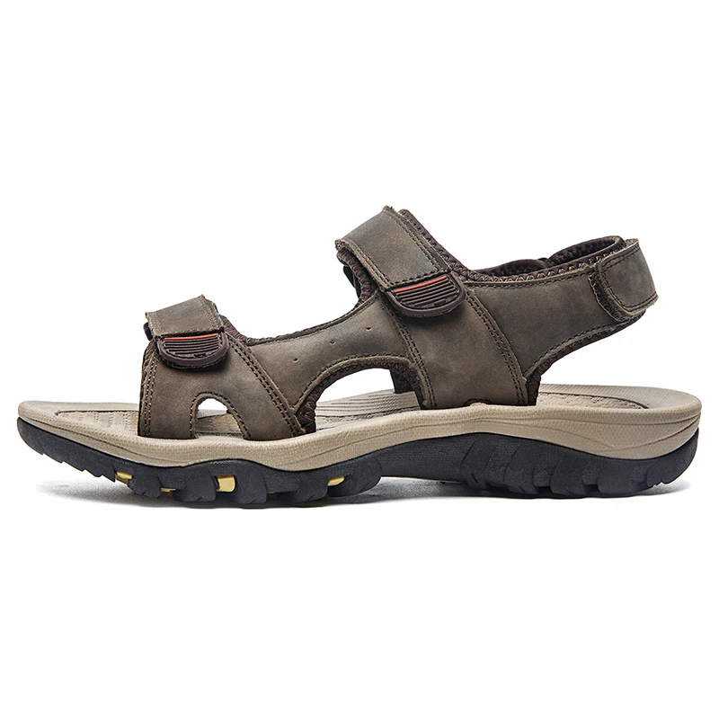 Genuine Leather Sandals For Men Outdoor Shoes Summer Beach Sandalias Hombre Verano Sandale Homme Big Size 47 48