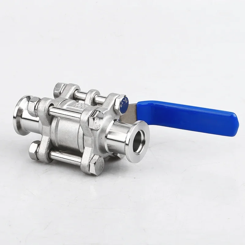 Stainless Steel Sanitarry Full Port Shut Off Ball Valve Homebrew KF 16 25 40 50 Vacuum Ferrule SUS 304 316L