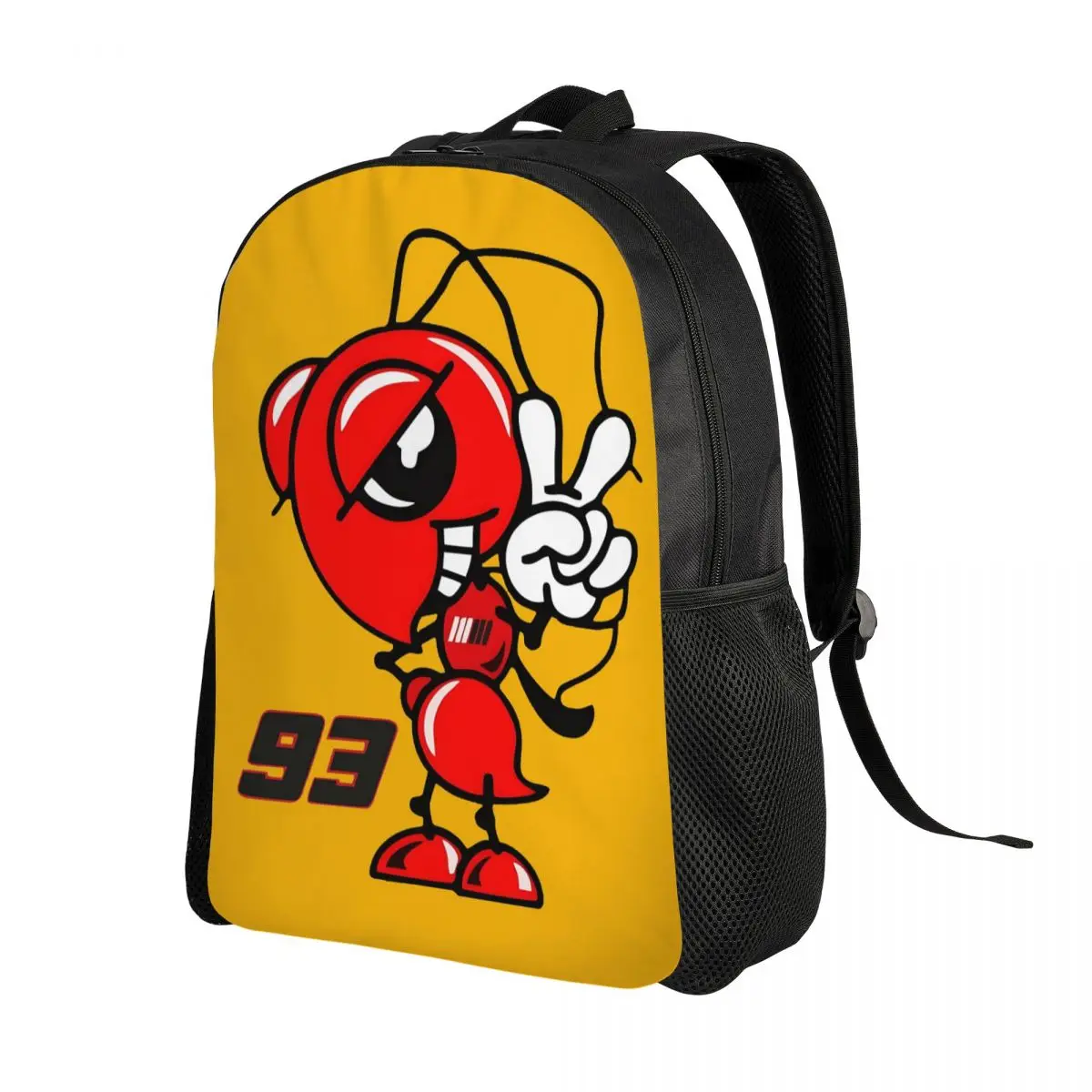 حقيبة ظهر مارك ماركيز مخصصة للرجال والنساء لطلاب المدارس والجامعات تناسب حقائب الكمبيوتر المحمول مقاس 15 بوصة بشعار Hormiga