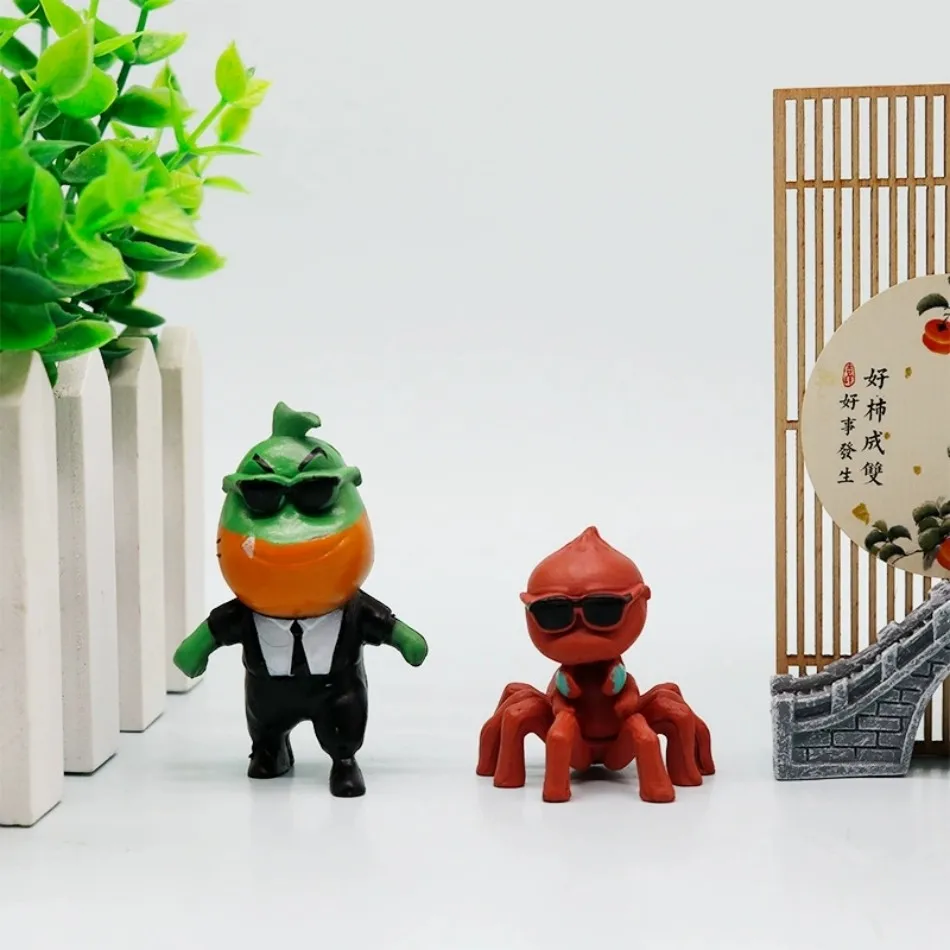 6 szt. Figurki z filmu Złoczyńcy, zabawki akcji, kawaii wilk, piranha, wąż, rekin, pająk tarantula, anime, lalka, zabawka zwierzęca z PVC, prezent urodzinowy