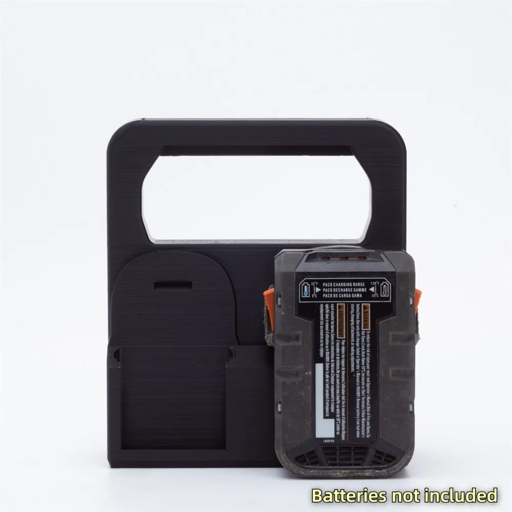 Imagem -02 - Suporte de Armazenamento de Caixa de Bateria para Suporte de Bateria da Série Ridgid Aeg 18v L1815r B1820r L1830r B1830r B1820.. 4x