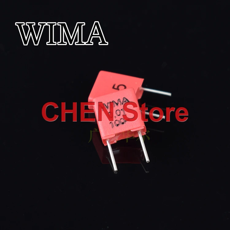 1pcs WIMA MKP2 5MM Polypropylene film capacitor MKP-2 0.047UF 2200PF 630V 0.1UF 10NF 0.068UF 250V 22nF/630V 3300PF 473 100V P5