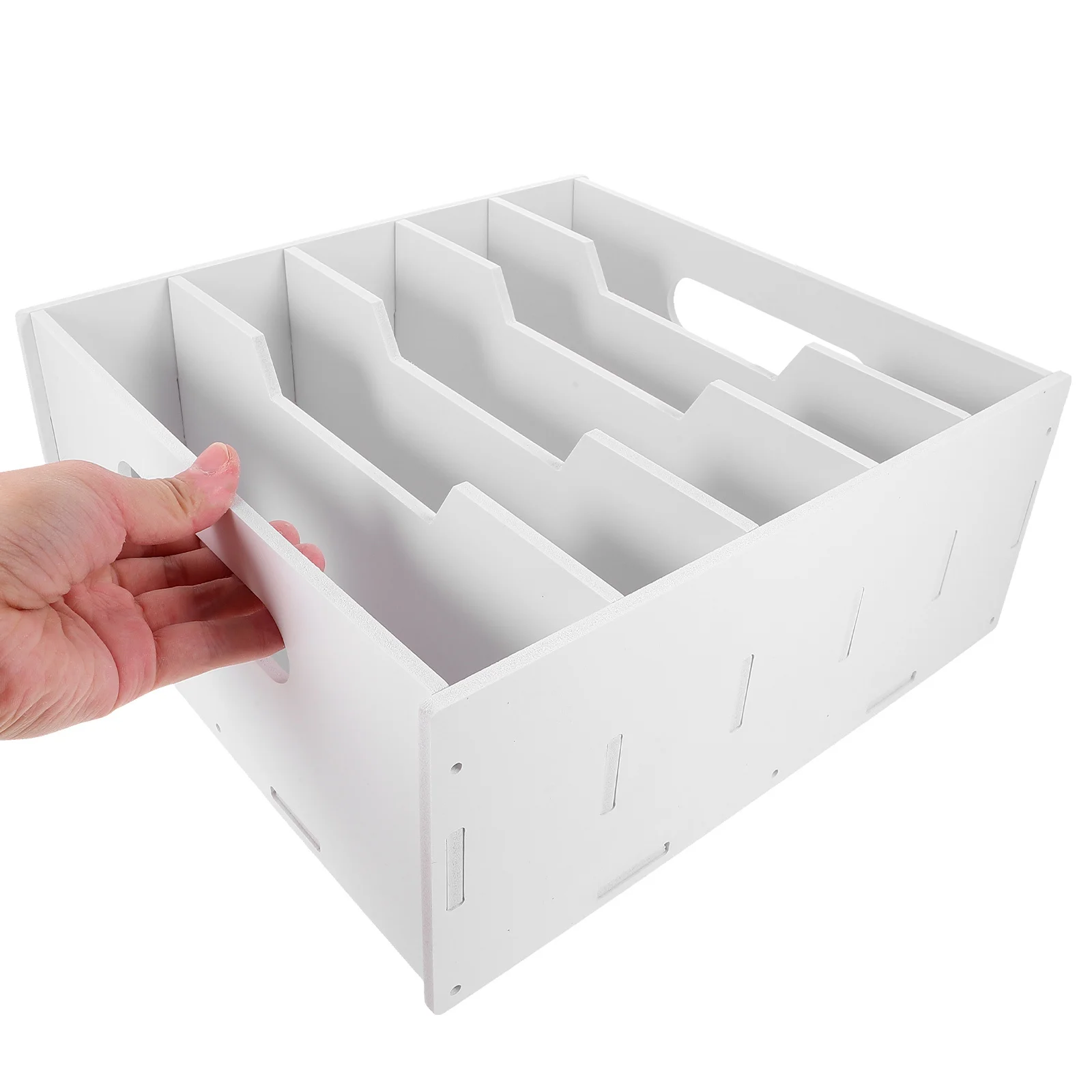 

Multi-Grids Coin Box Cash Drawer Tray Money Register Insert Organizer for Office Supermarket Classroom Storage Box