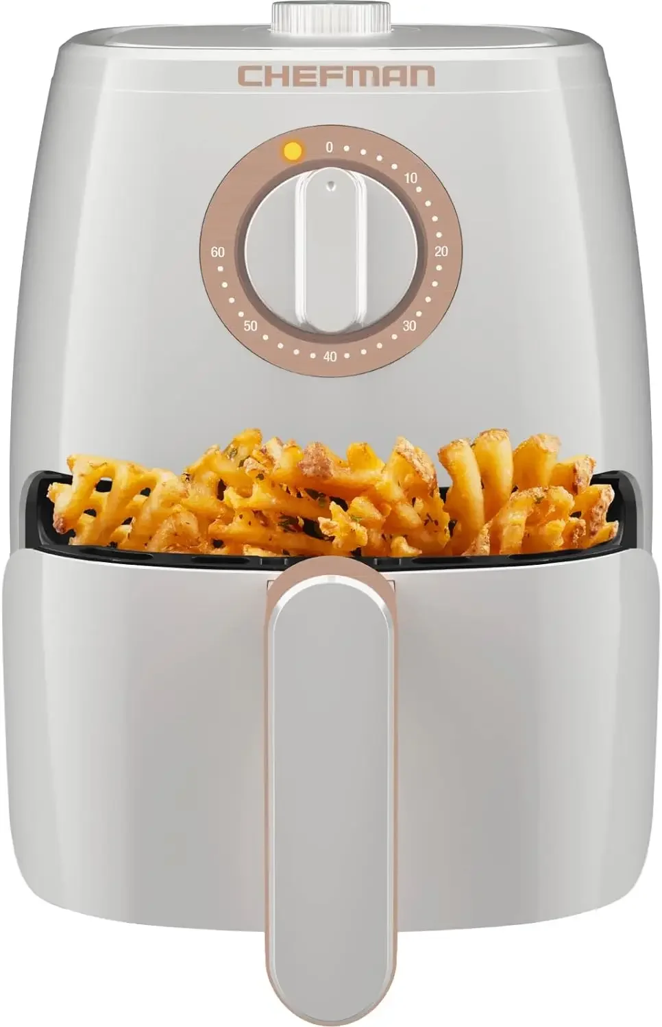 

Chefman TurboFry 2-Quart Air Fryer, Dishwasher Safe Basket & Tray, Use Little to No Oil For Healthy Food, 60 Minute Timer