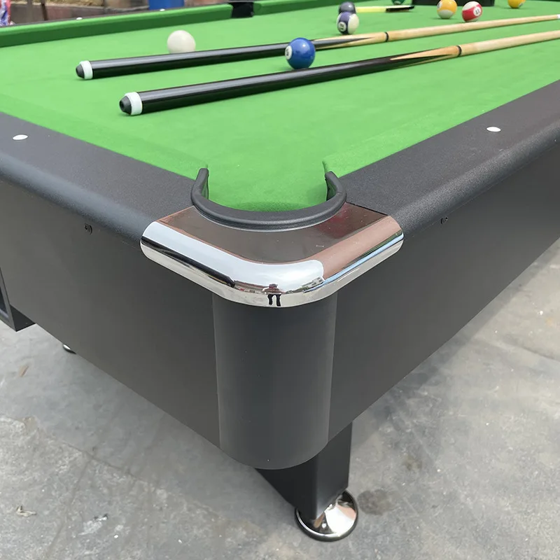 

Adult Home Indoor 8ft Por Folding Billiard 2 in 1 Pool With Ball Return System