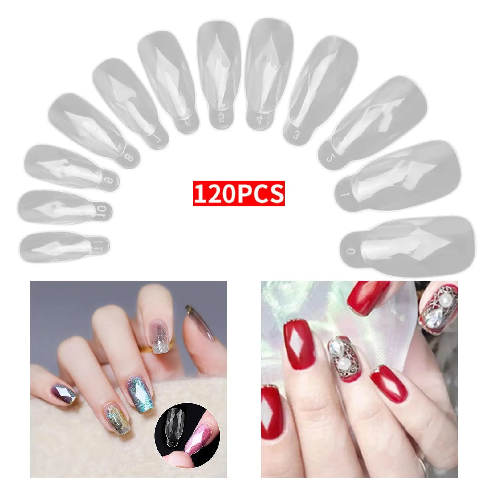 120 Pcs Plstic Fing… - image