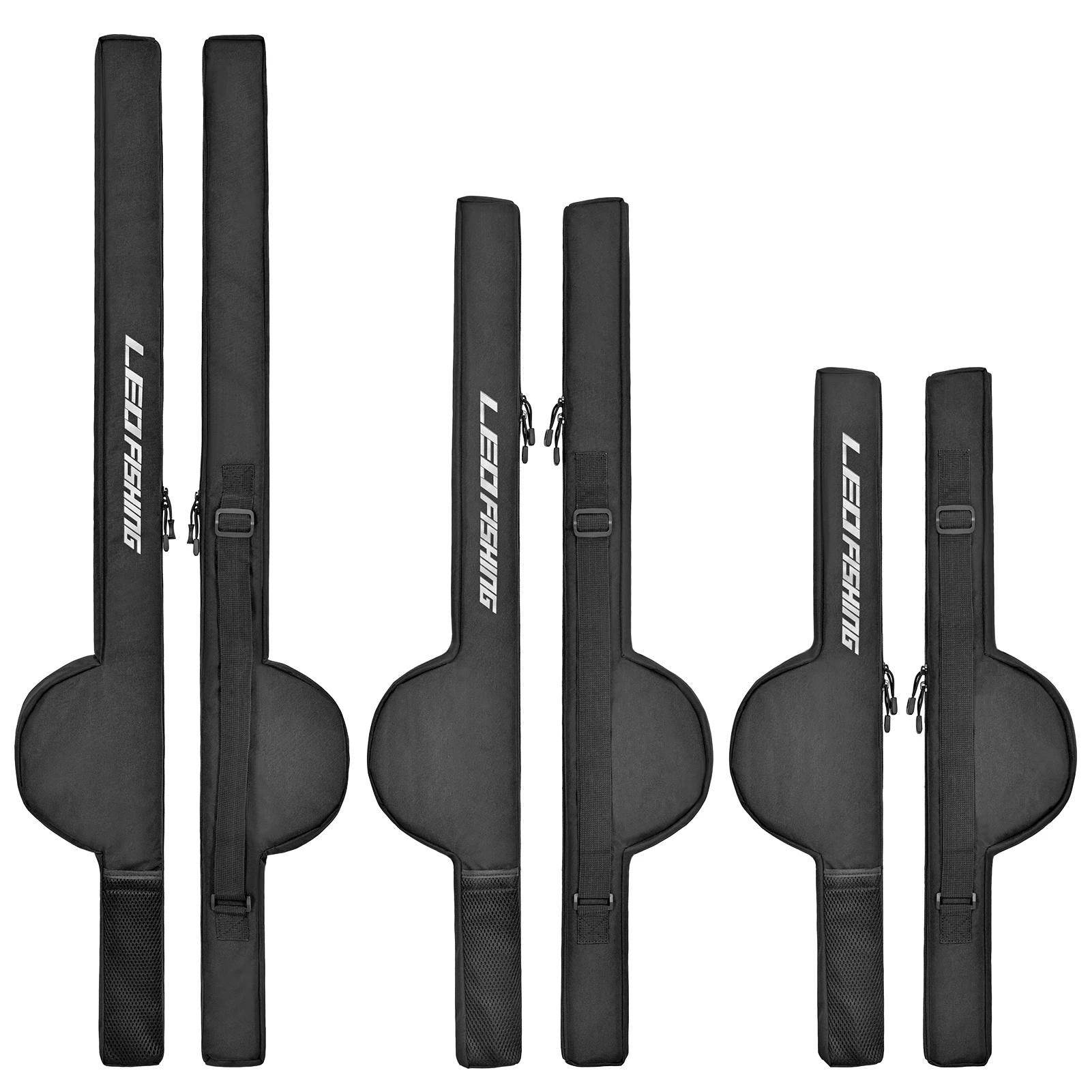 85cm/106cm/126cm Fishing Rod Reel Bag Rod Shoulder Storage Bag Portable Rod Tackle Tool Carrier