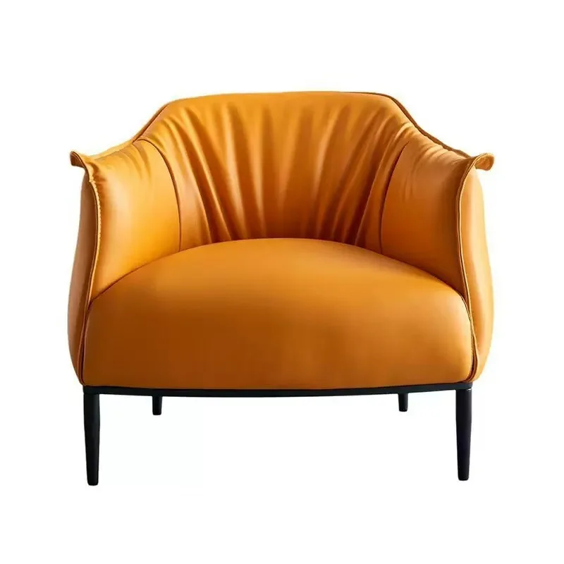 Simples sofá único cadeira pequeno apartamento quarto lazer sala de estar cadeira combinando sofá de negociação criativa