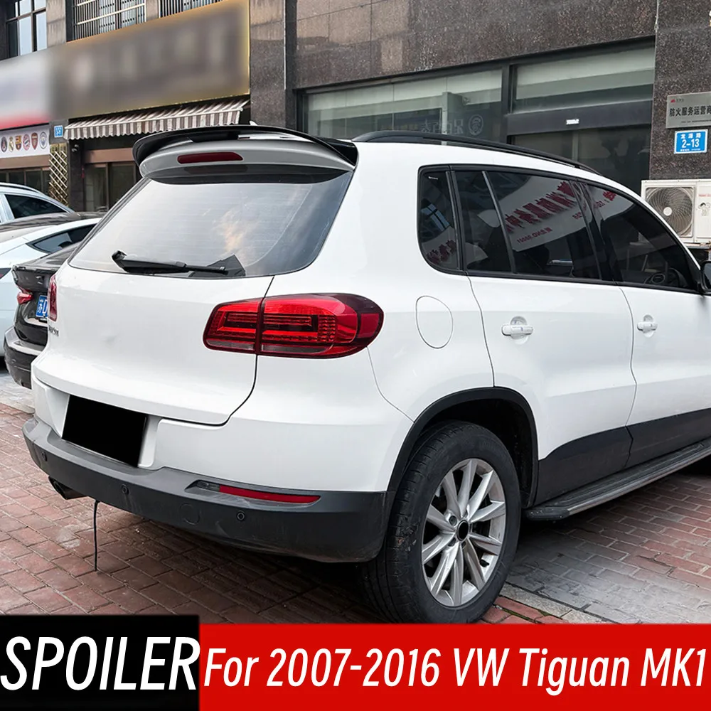 

Для Volkswagen Tiguan MK1 2007-2016 годов: задний спойлер-«утиный хвост» на крышку багажника, тюнинг-аксессуар для экстерьера автомобиля
