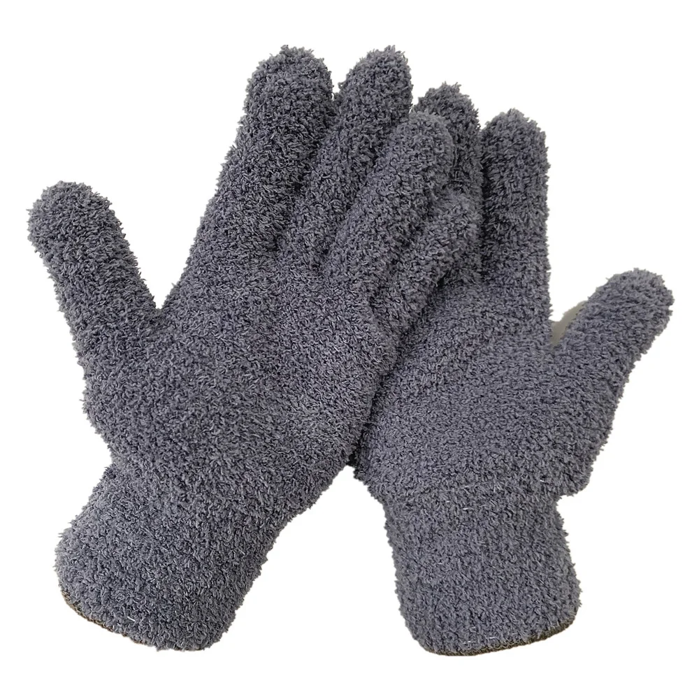 1 Pair Microfiber Dusting Cleaning Glove Mitt Cars Window Dust Remover Tool Reusable Cleaning Glove for Household Cleaning Tools