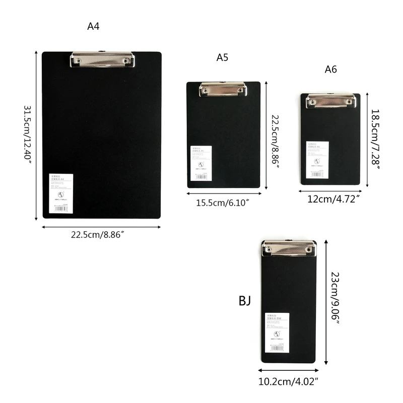 シンプルなa4a5メモ帳メモ帳ボードクリップルーズリーフノートブックファイルライティングクランプドロップシップ