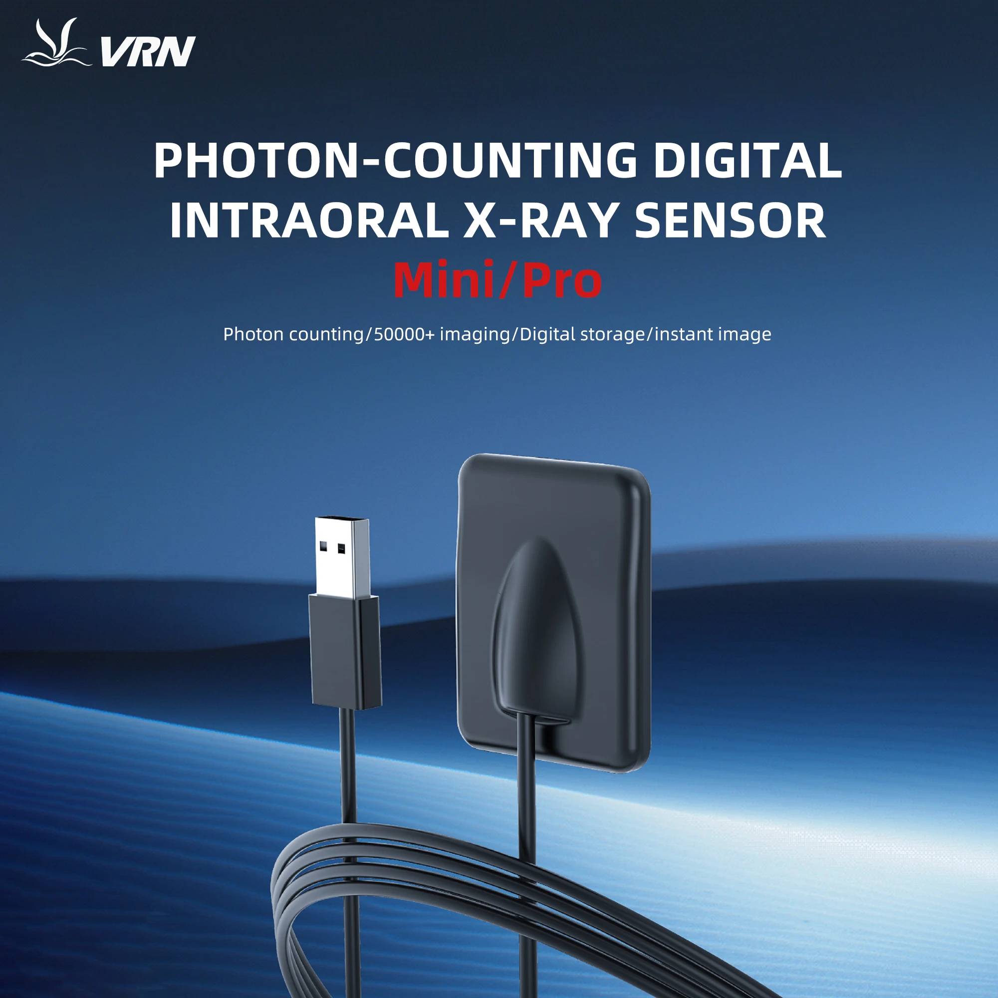 VRN Dental Senor Portable Digital X-ray Sensor HD Imaging Sensor Radiography Dentistry Equipment Dental Supply