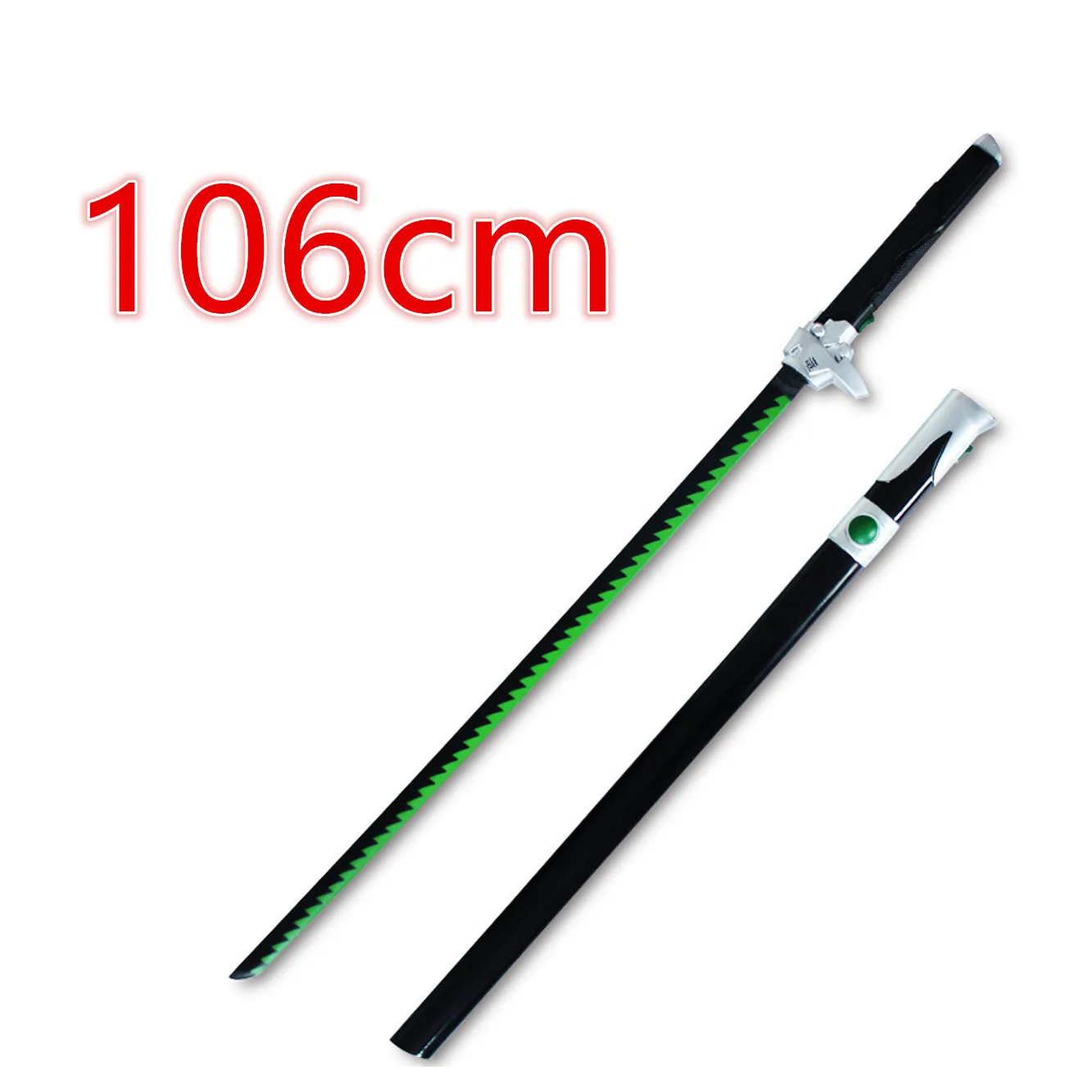 106cm Overwatch Game Genji Evil Spirit Sheath Knife Shimada Genji Katana Role Play Game PU Weapon Model Toy Prop Sword