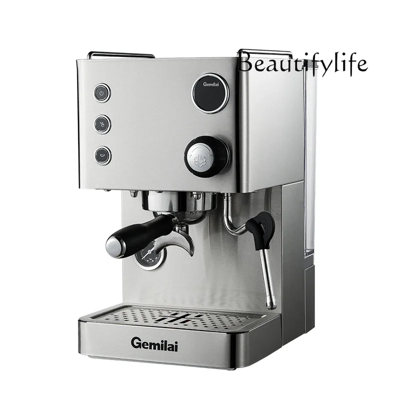 

Italian semi-automatic coffee machine household small adjustable temperature steam cream foam