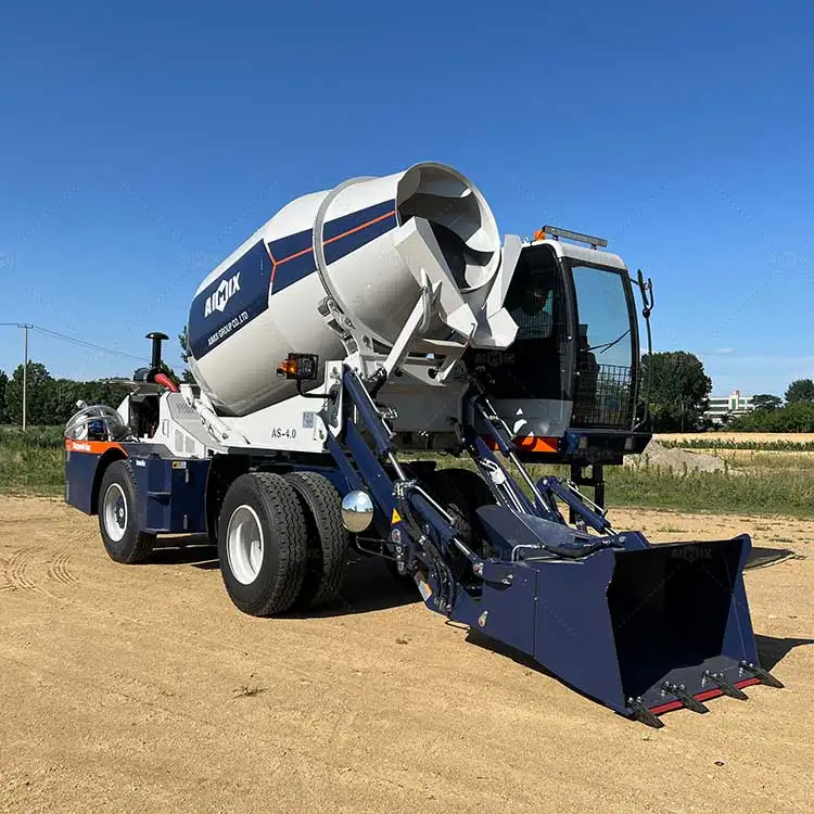 4 Cubic Meter Per Batch Automatic Self-Loading Concrete Mixer Machine Price