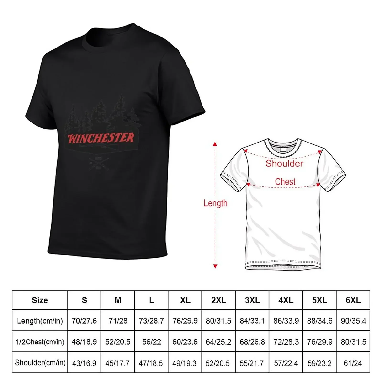 Winchester Since Est 1988 T-Shirt hippie clothes sports fans korean fashion plain white t shirts men