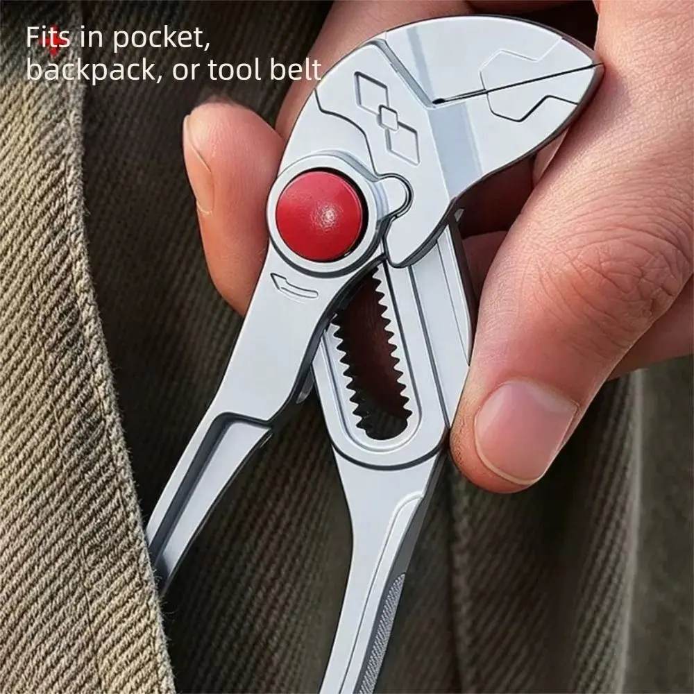 Chrome Vanadium Steel Clamp Wrench Industrial Grade Heavy Duty Water Pump Pliers Rust Prevention Adjustable Miniature Pliers