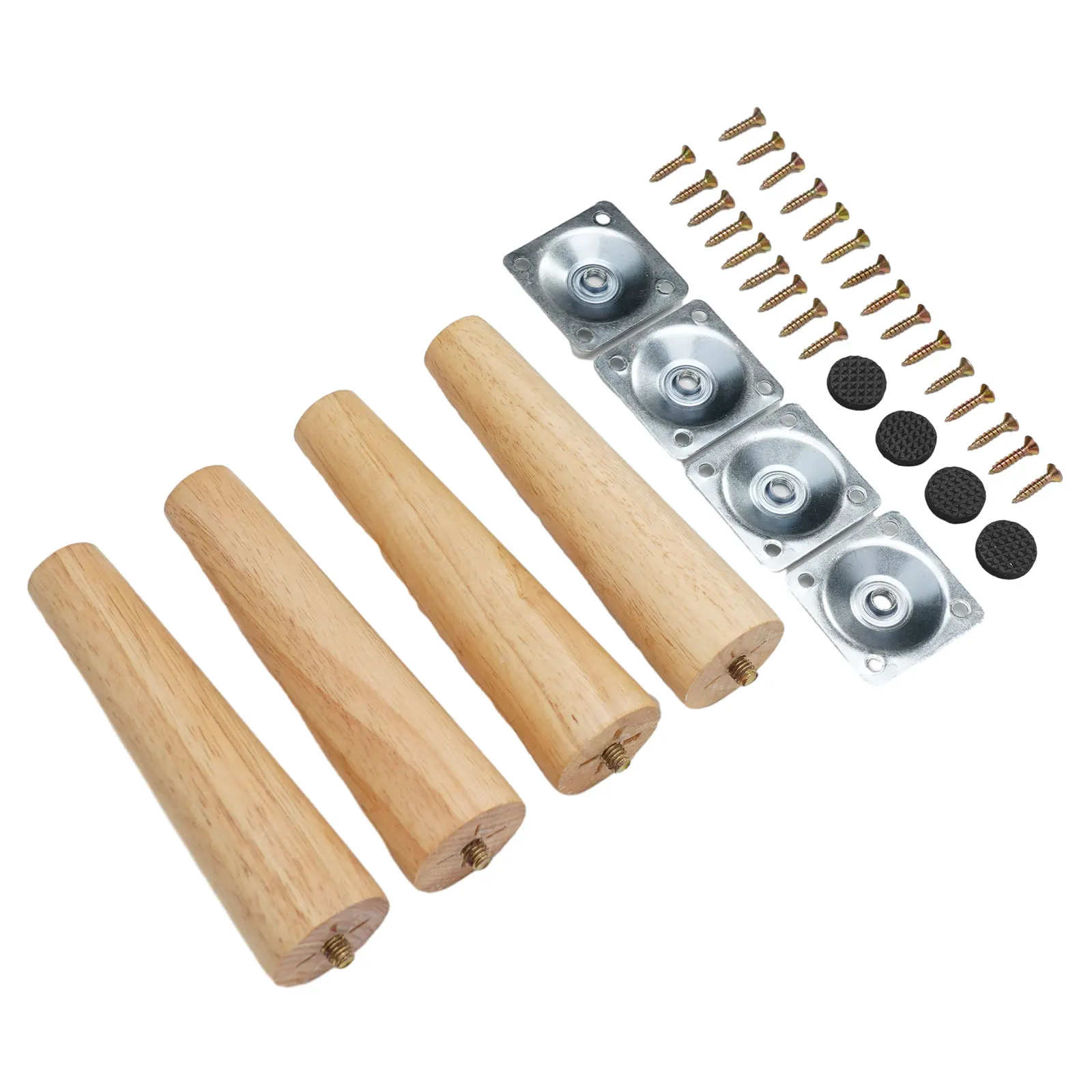 8/10/15cm Solid Wood Furniture Leg Straight Feet Sofa Bed Cabinet Table And Chair Replacement Feet Sloping Feet Replacement