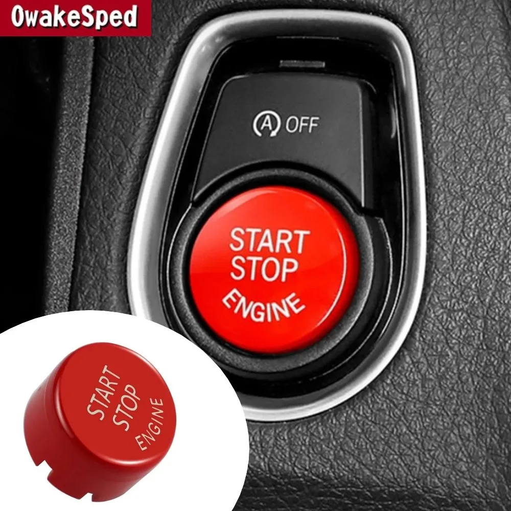 Car Engine Start Stop Ignition Key Button Replace Cover Decoration For BMW 1 2 3 4 Series F20 F21 F30 F10 X3 F25 F26 X5 F15 F16