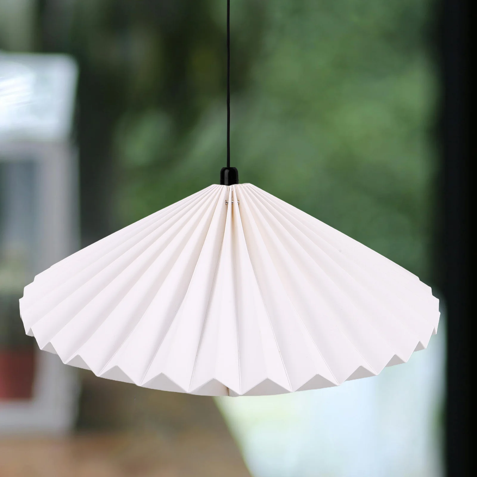 

Foldable Origami Lampshade Nordic Style Paper Pendant Light Shade Bedroom Dining Room Ceiling Lamp Shade Decorative Cover