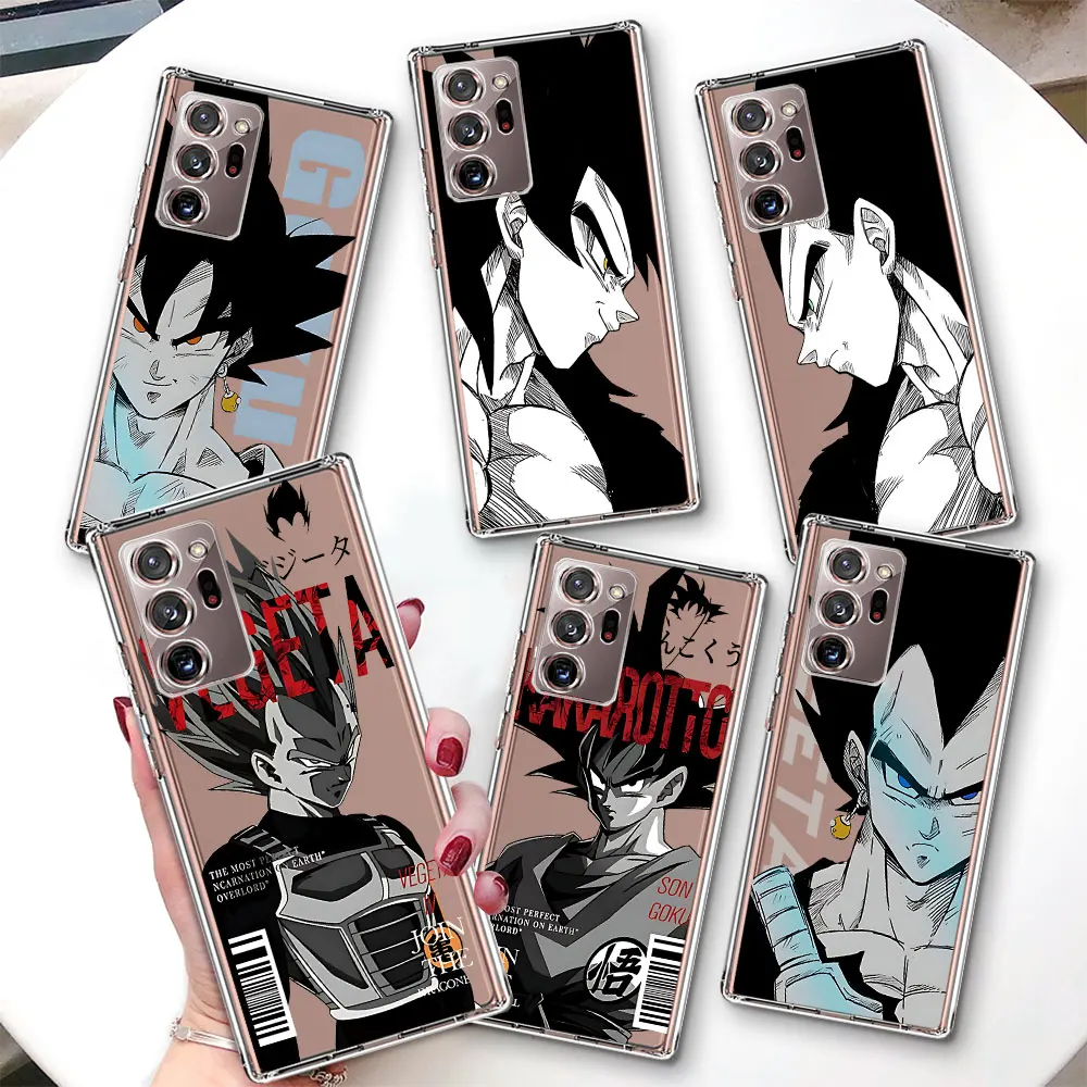 

Чехол Dragon Ball Goku для Samsung Galaxy Note 10 Plus 20, прозрачный противоударный чехол из ТПУ для телефона M33 M02 M11 M12 M22 F12